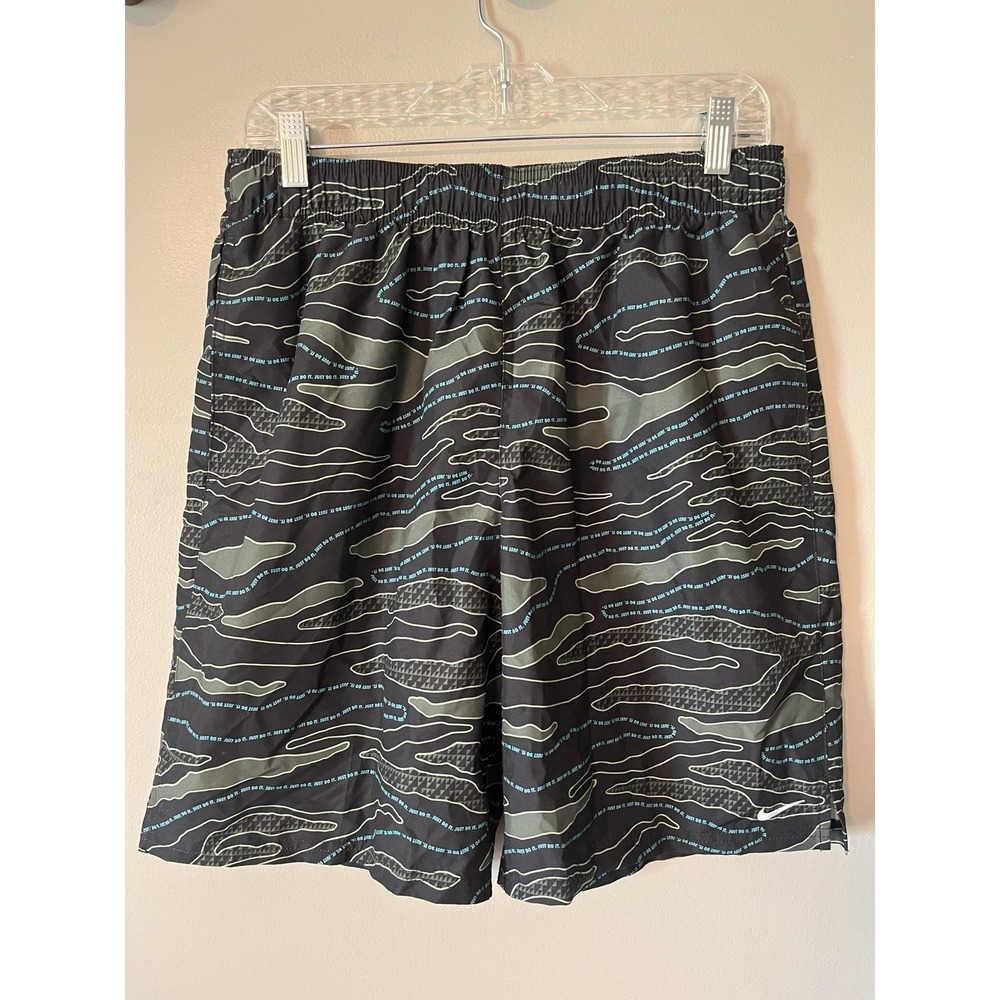 New! Nike Swim Jet Black‎ Swimming Trunks Men's Size Medium NWT